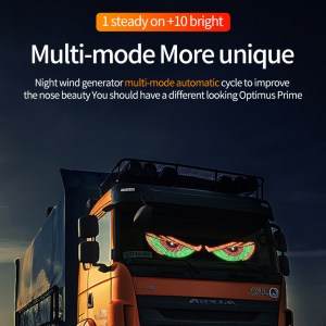 Dynamic Evil Eye Car Sticker LED Display - 图片 10