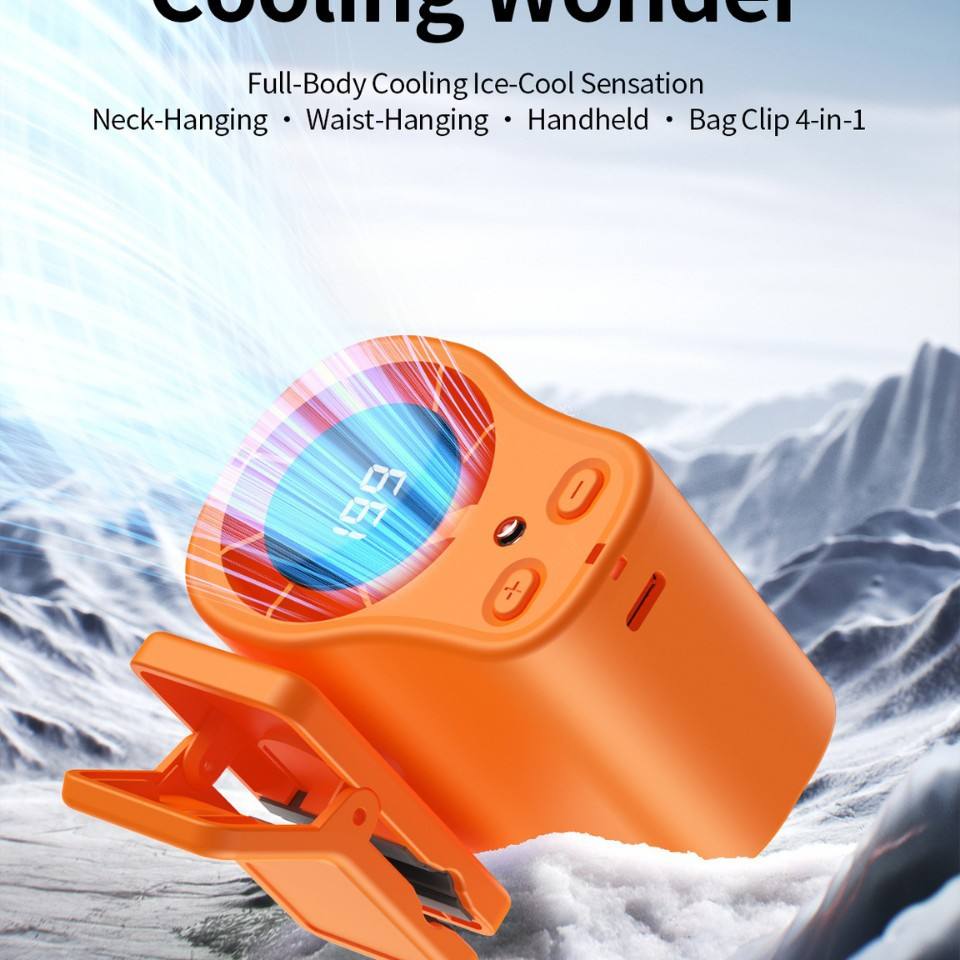 Clip-on High-speed Fan Mini Waist Portable Fan