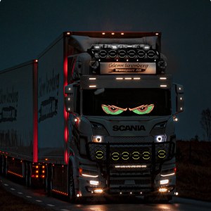 Dynamic Evil Eye Car Sticker LED Display - 图片 13