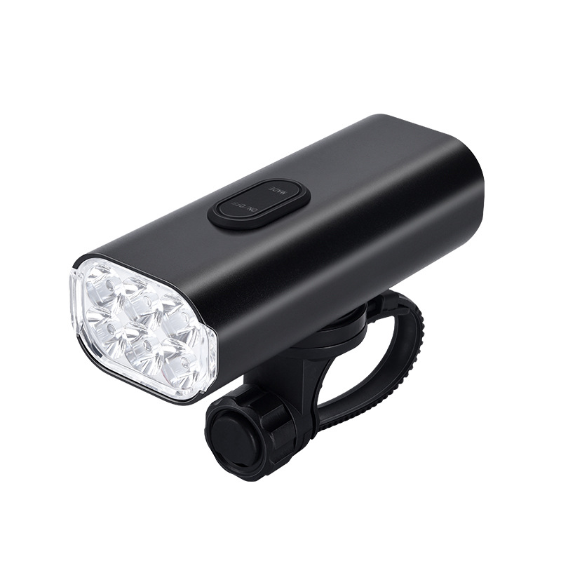 Super bright 6-light bicycle light with power bank function
