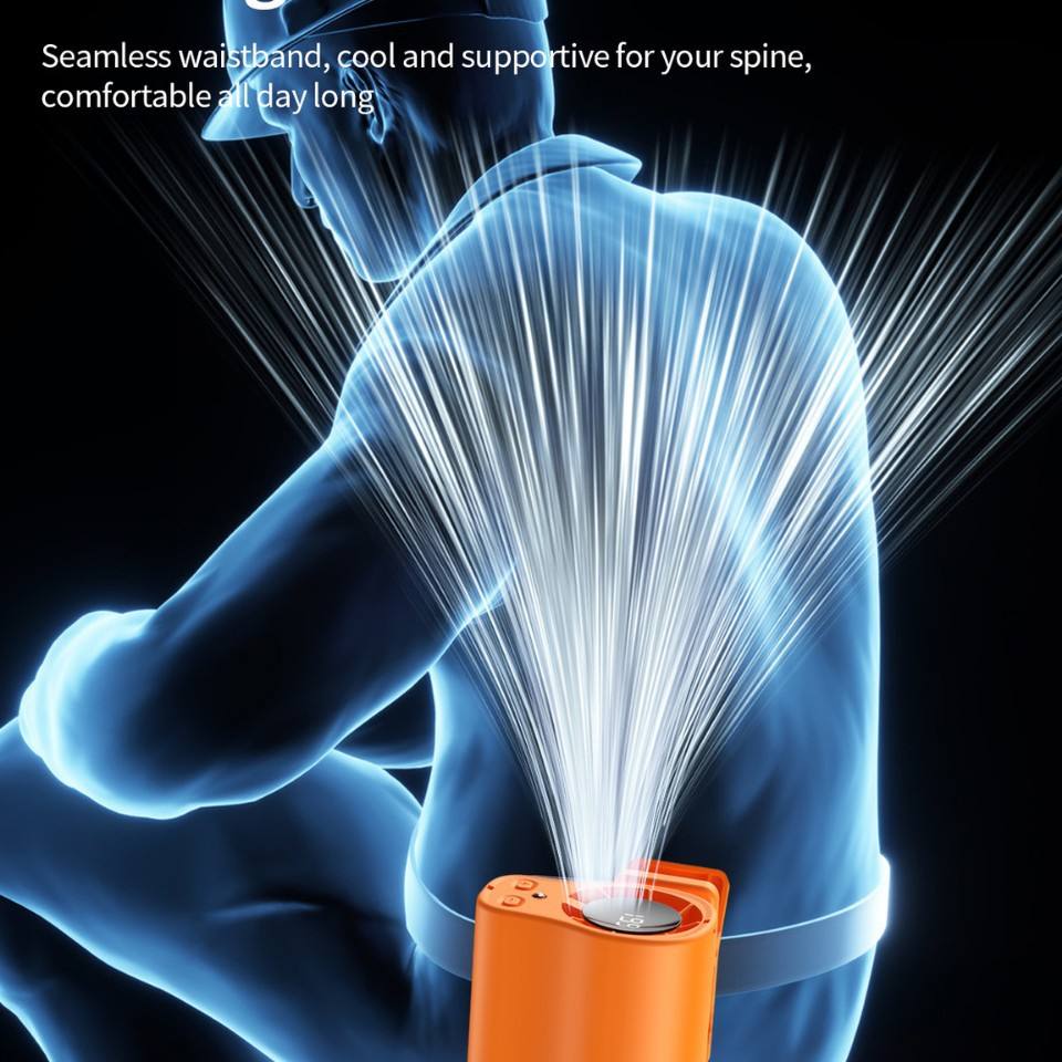 Clip-on High-speed Fan Mini Waist Portable Fan