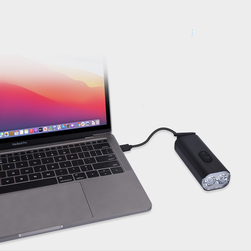 Super bright 6-light bicycle light with power bank function