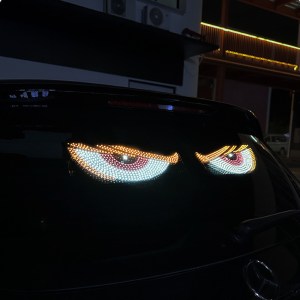 Dynamic Evil Eye Car Sticker LED Display - 图片 7